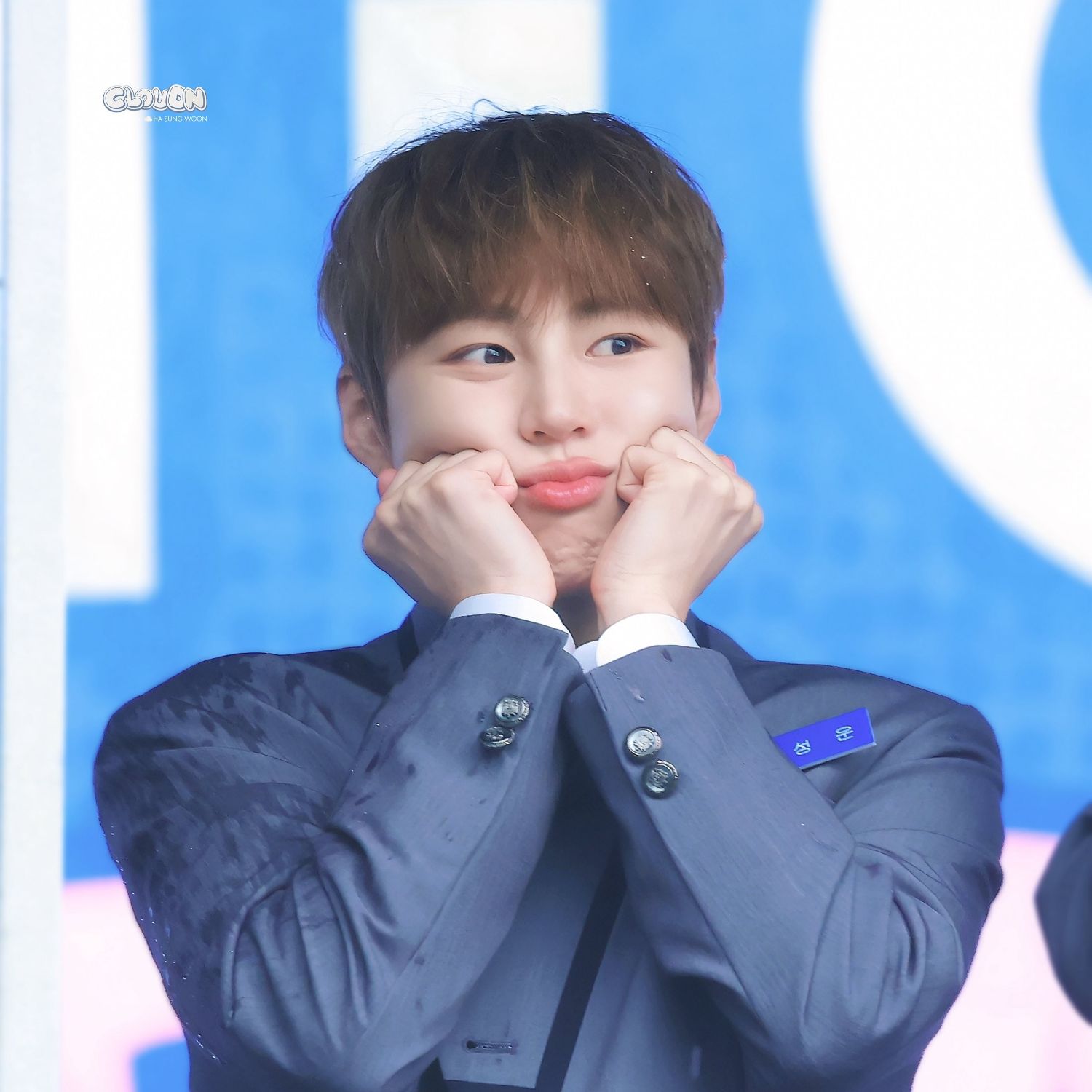 Behind-the-scenes cut of Ha Sungwoon