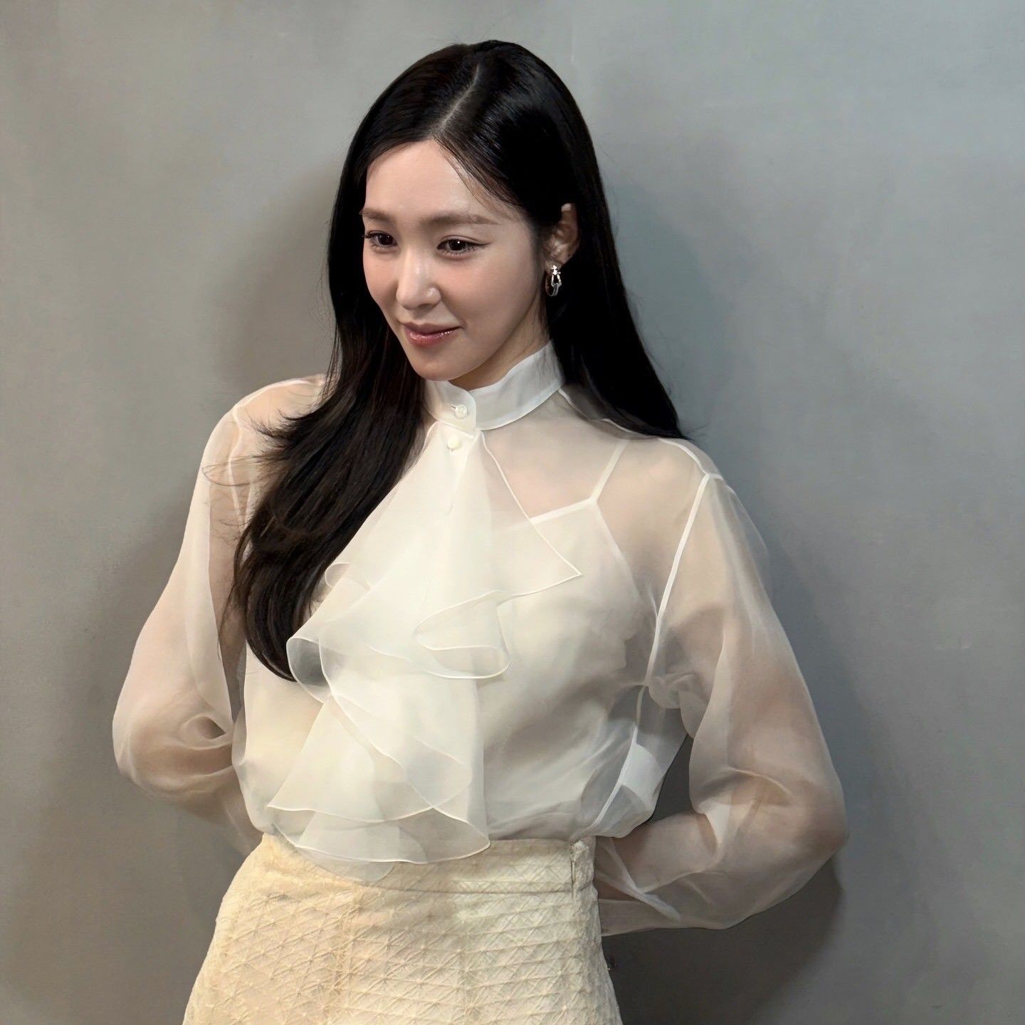 A moment captured by Tiffany Young (Girls' Generation)'s fan