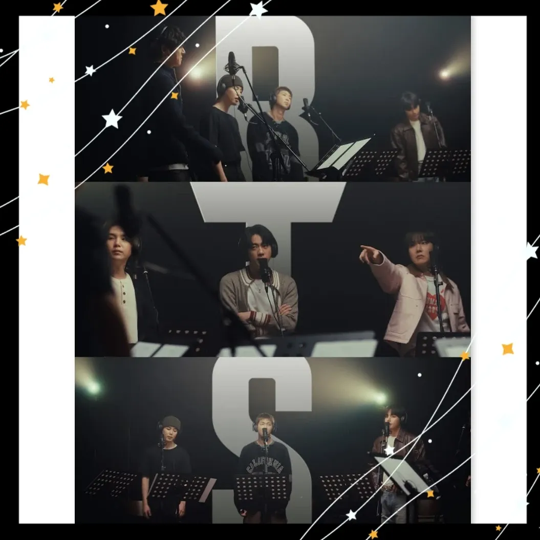 BTSの舞台裏ショット