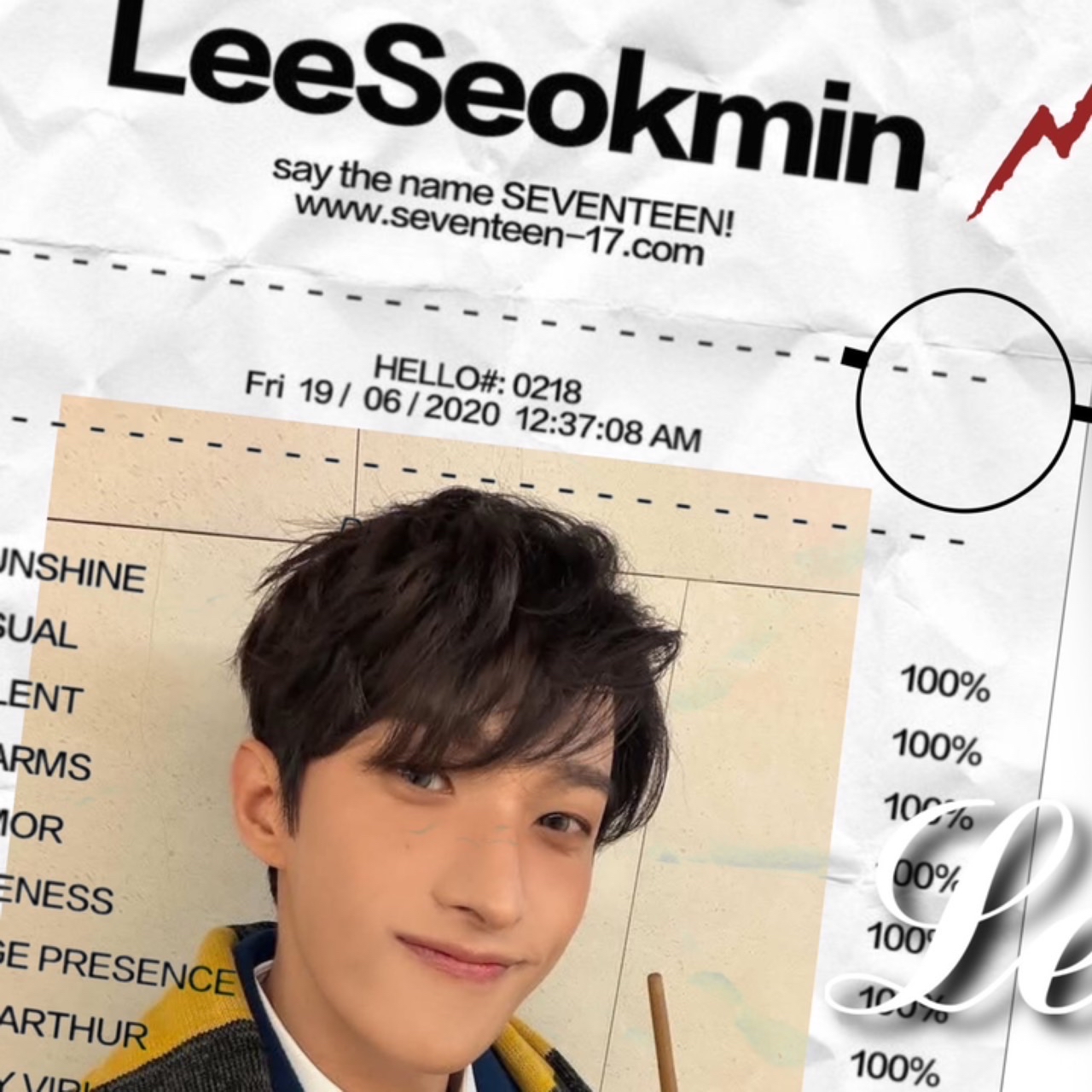 Foto aktivitas terbaru DK (SEVENTEEN)
