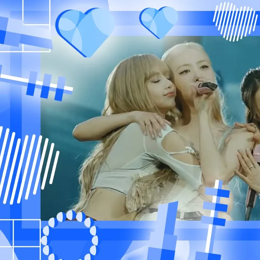 A moment captured by BLACKPINK's fan