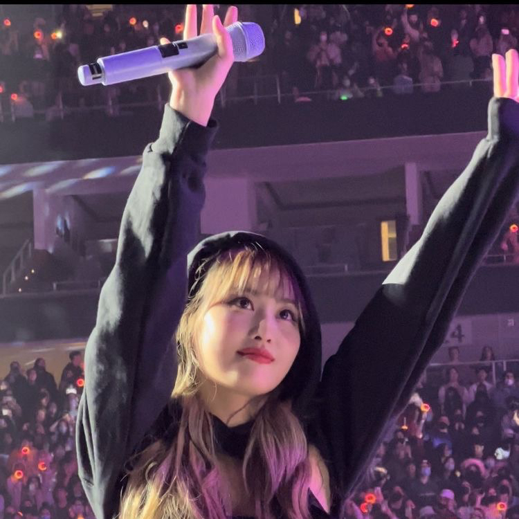 Recent activity shot of Momo (TWICE)