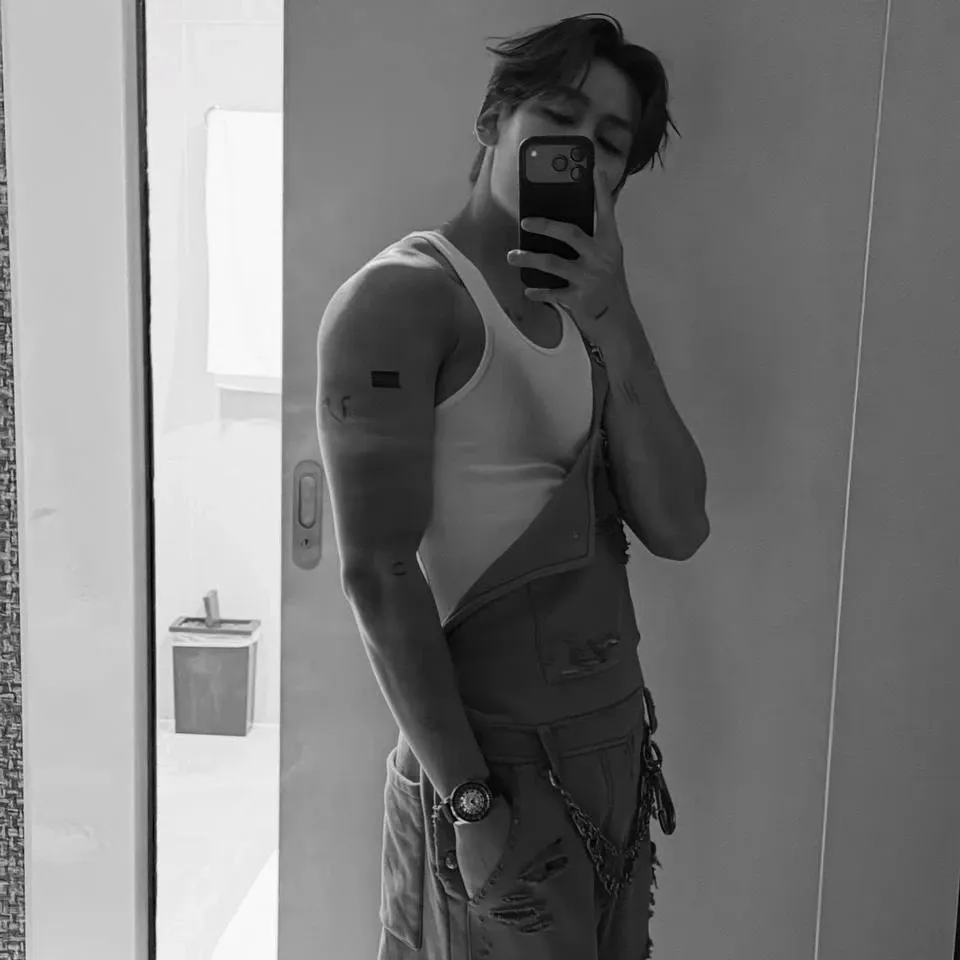 A moment captured by Bambam (GOT7)'s fan