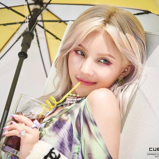 A moment captured by Soyeon (i-dle)'s fan