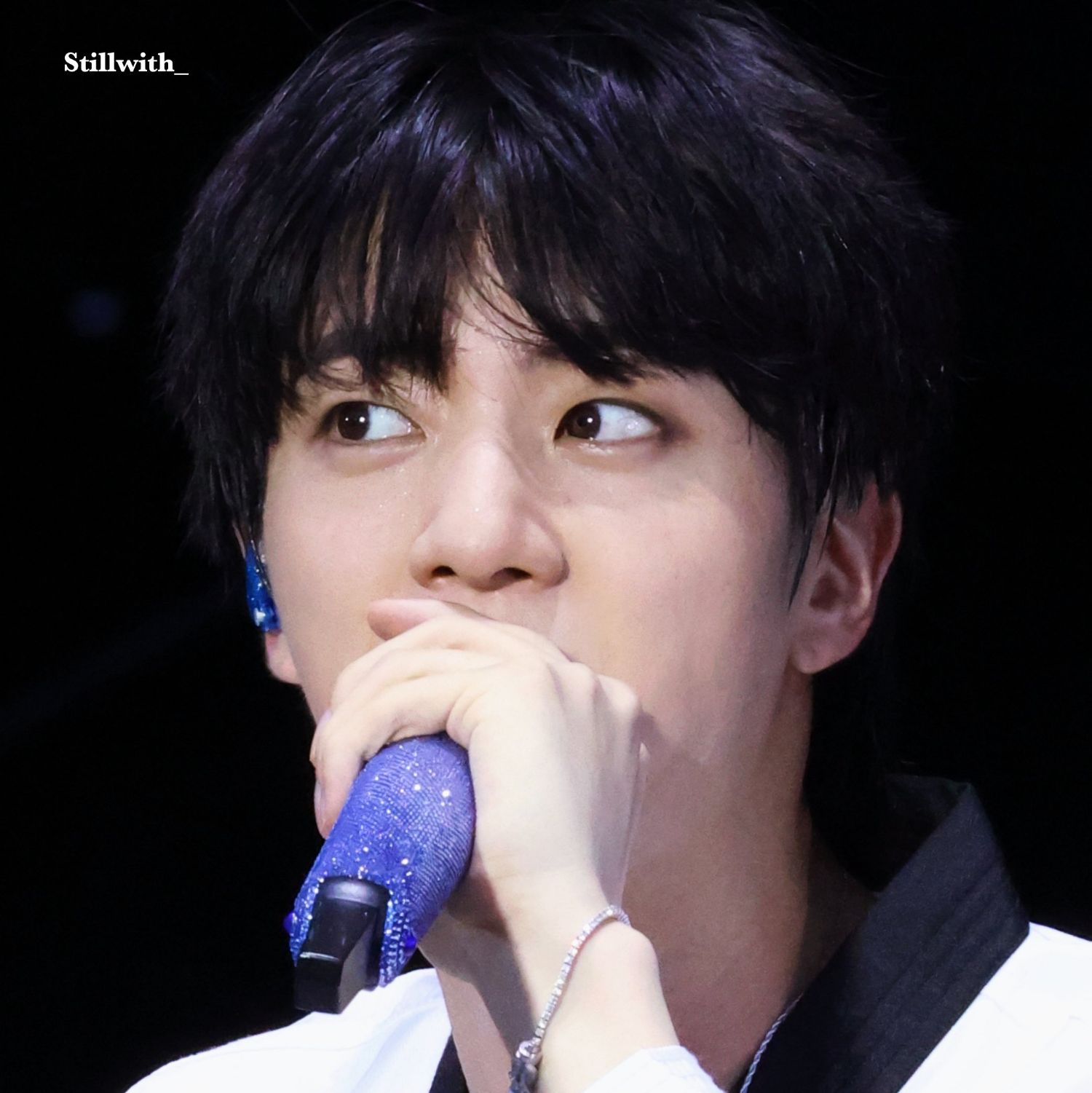 A moment captured by Jin (BTS)'s fan