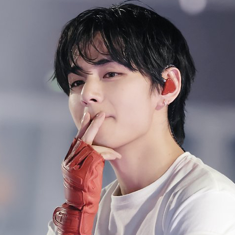 V (BTS)の舞台裏ショット