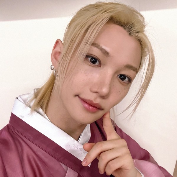 今天在最愛偶像中閃耀的Felix (Stray Kids)代表照片