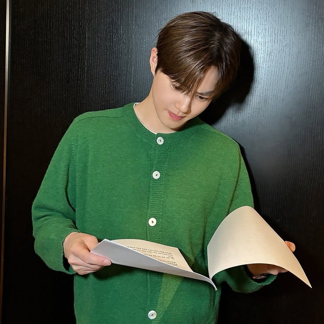 Recent activity shot of Suho (EXO)