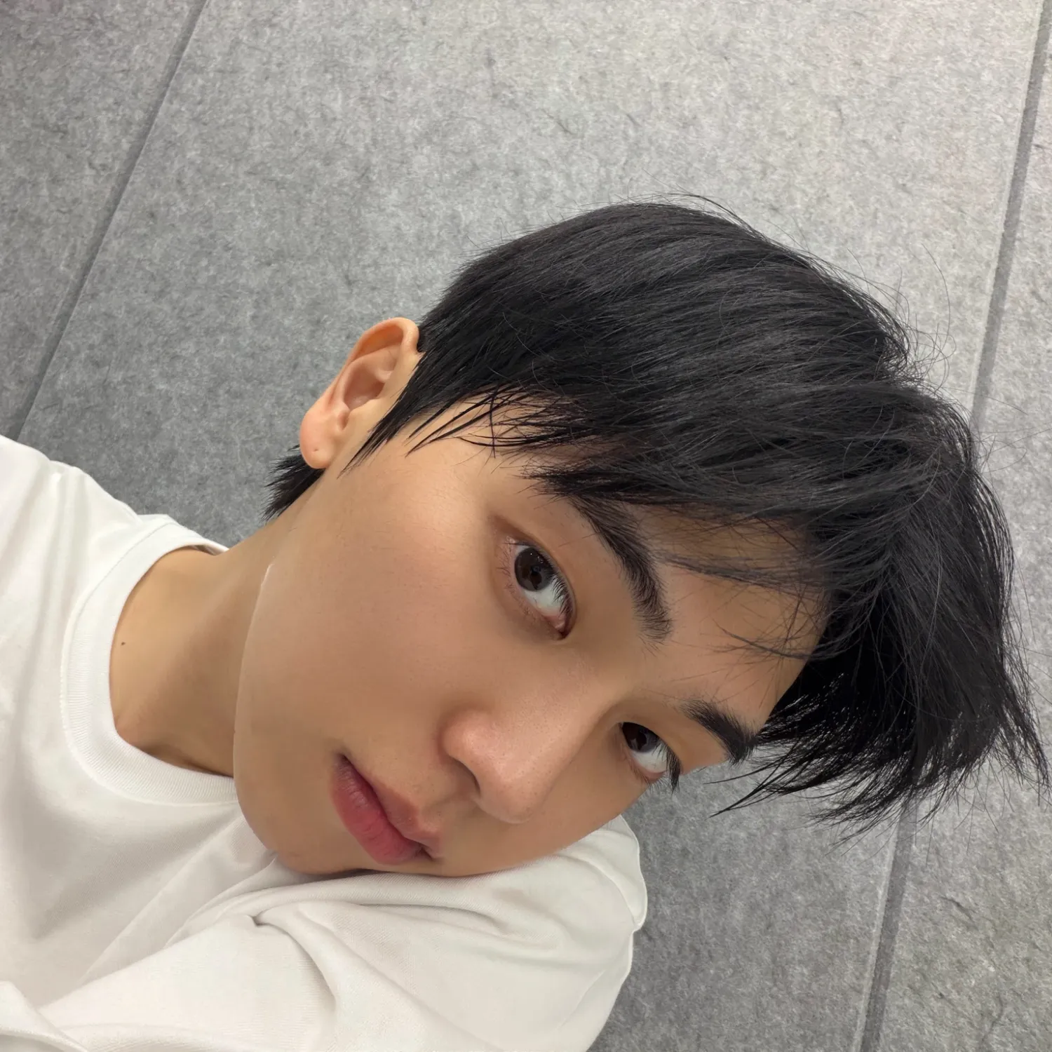 A moment captured by Minkyun (ONF)'s fan