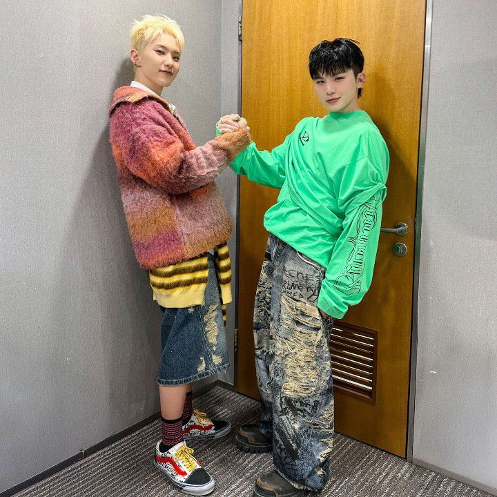 SEVENTEENの舞台裏ショット