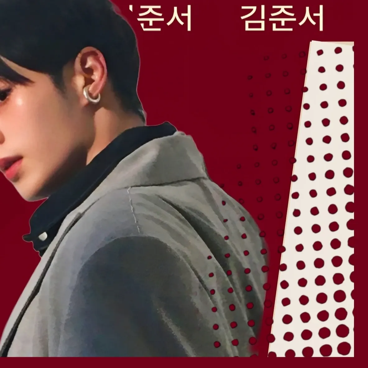 Behind-the-scenes cut of Kim Junseo (ALPHA DRIVE ONE)