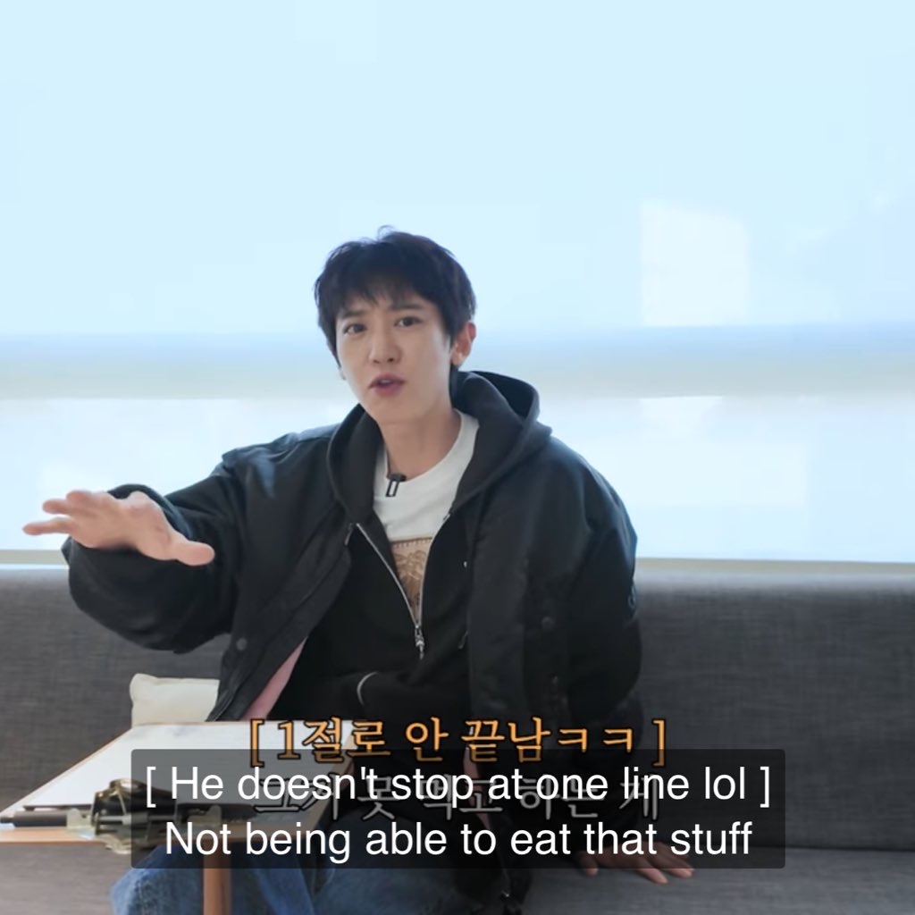 Behind-the-scenes cut of Chanyeol (EXO)