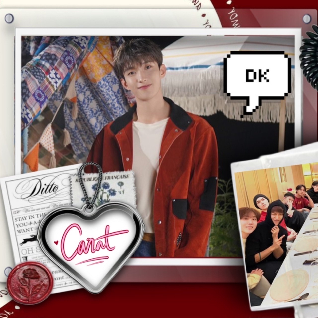 Momen yang diabadikan oleh penggemar DK (SEVENTEEN)