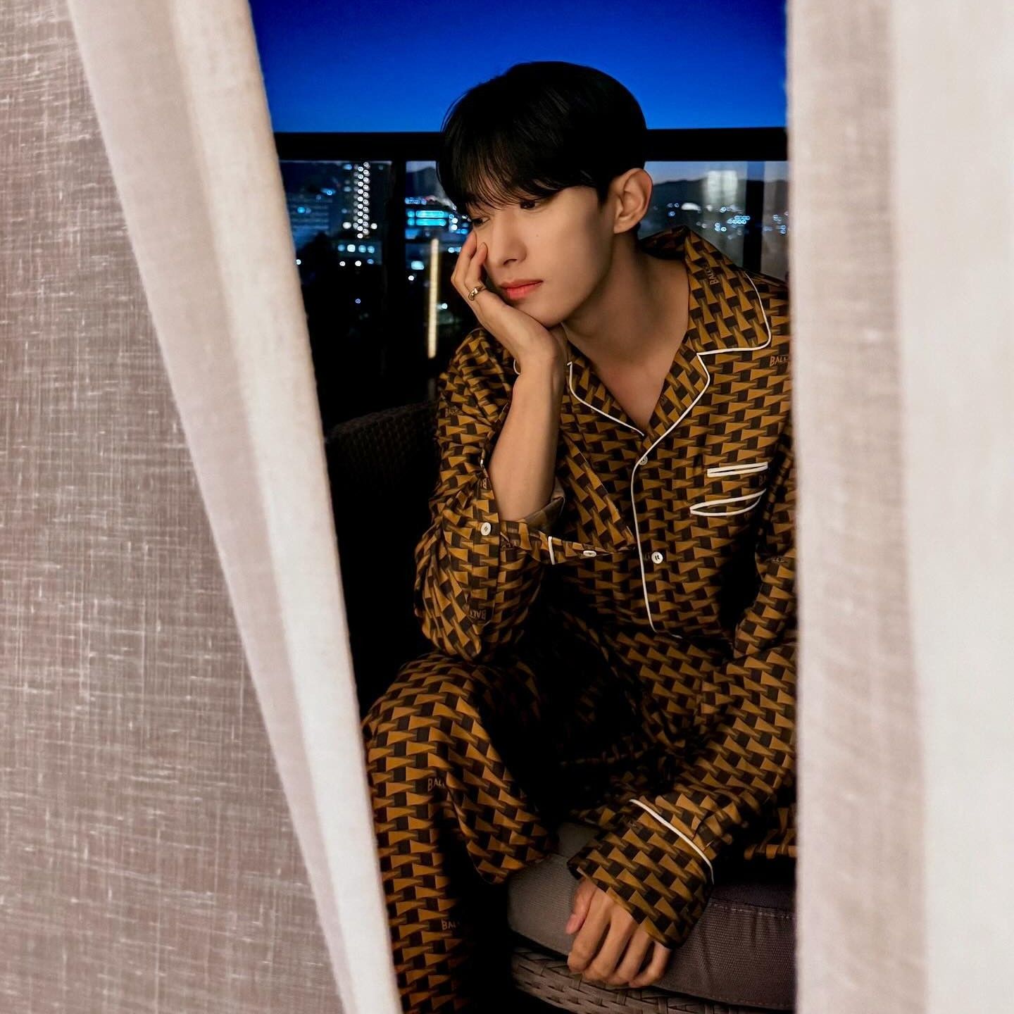 A moment captured by DK (SEVENTEEN)'s fan