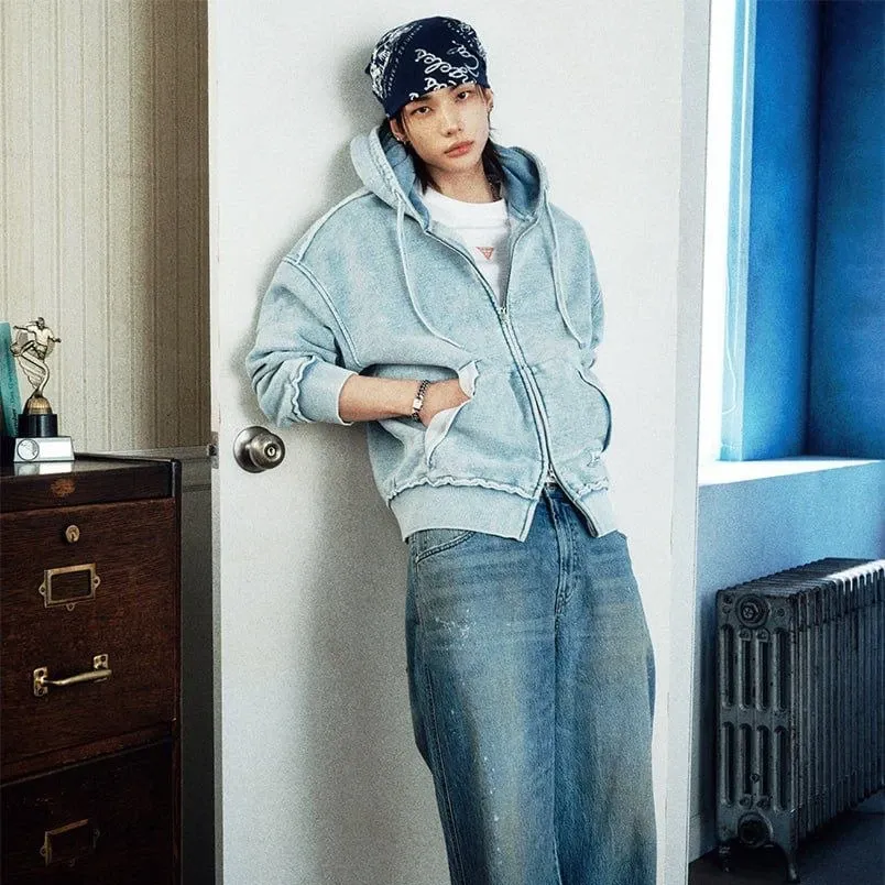 A moment captured by Stray Kids's fan