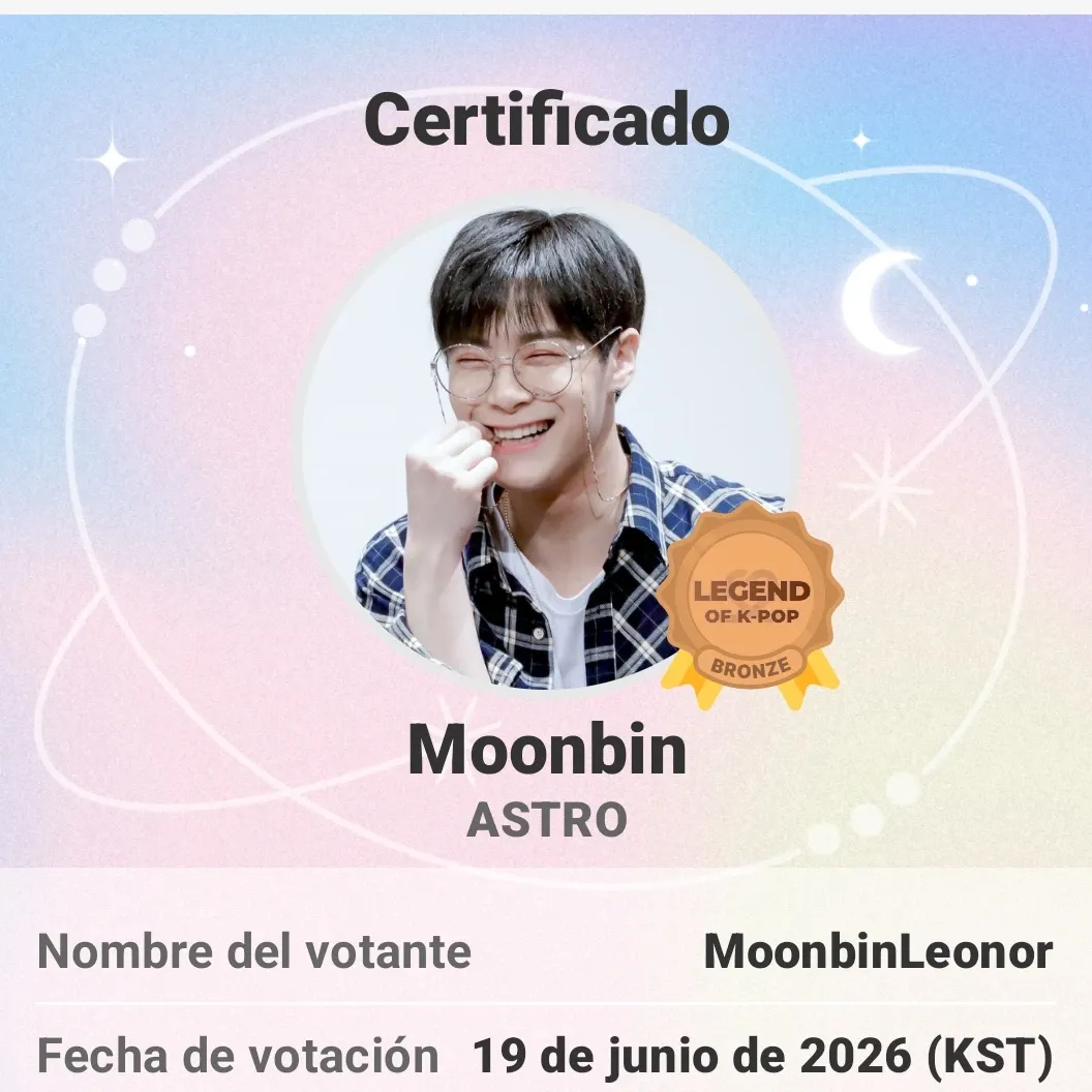 Recent activity shot of Moonbin (ASTRO)