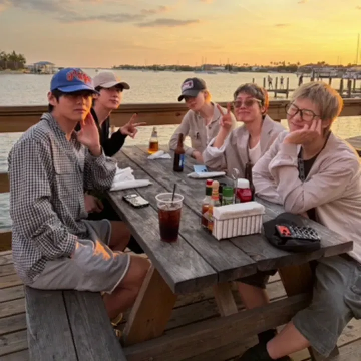 防彈少年團粉絲拍下的瞬間