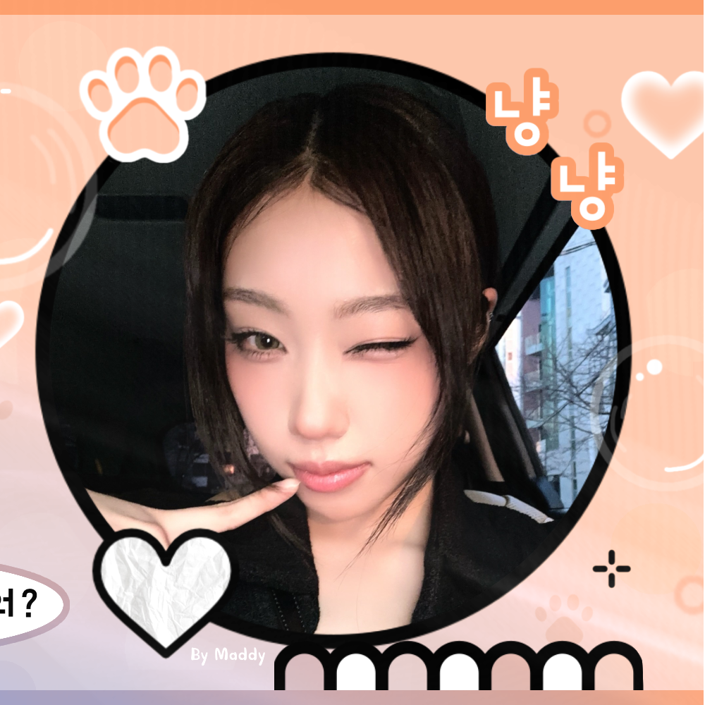 Behind-the-scenes cut of Choi Jungeun (izna)