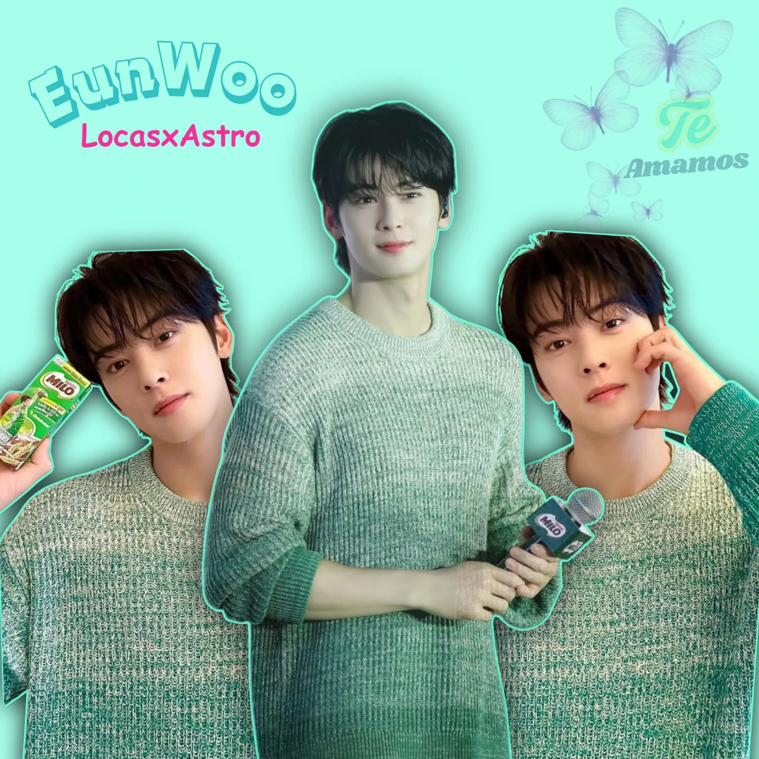 A moment captured by Eunwoo (ASTRO)'s fan