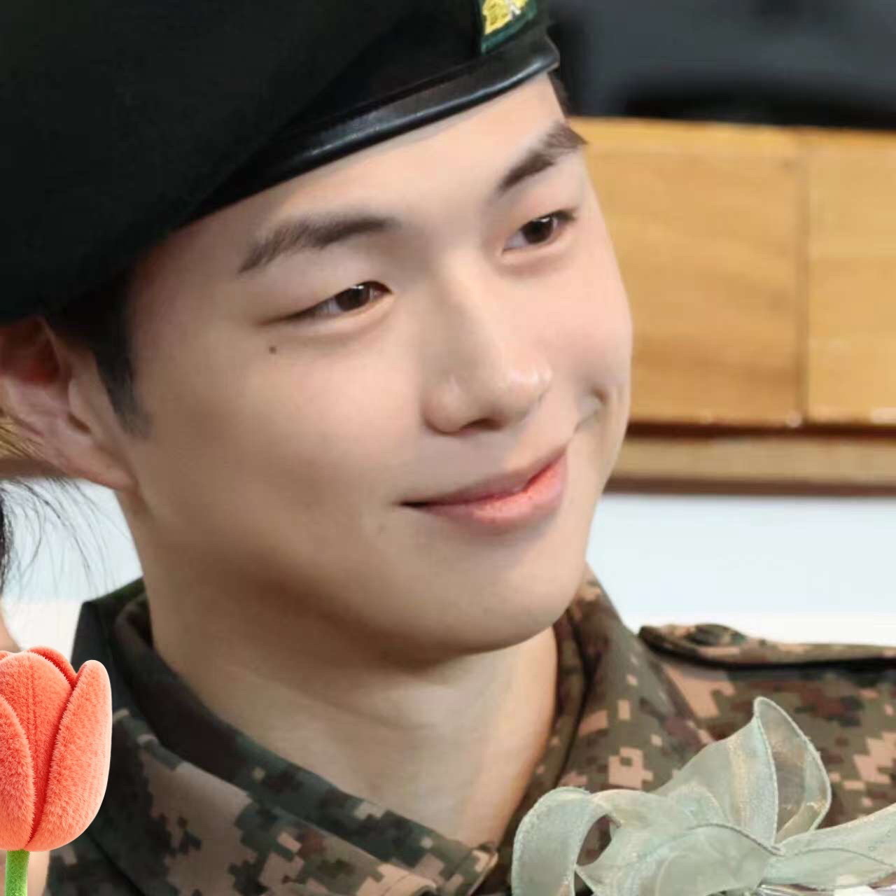 A moment captured by Kang Daniel's fan