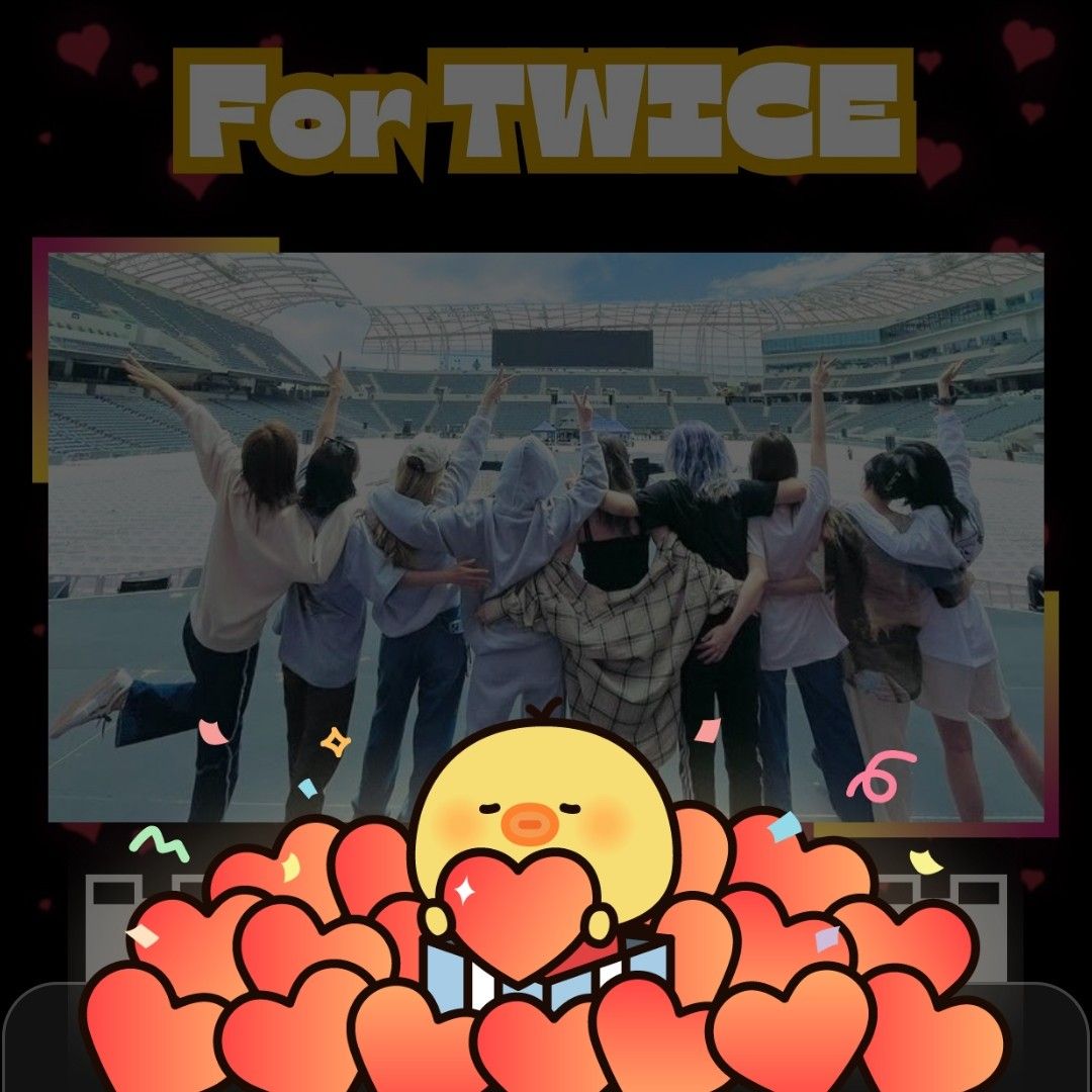 A moment captured by TWICE's fan