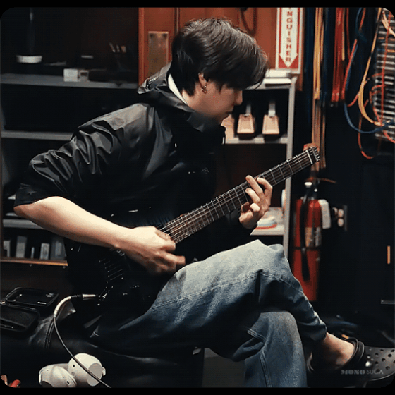 슈가 (방탄소년단)의 비하인드 컷