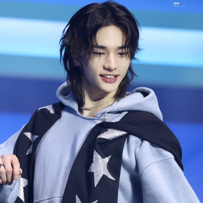 Recent activity shot of Hyunjin (Stray Kids)
