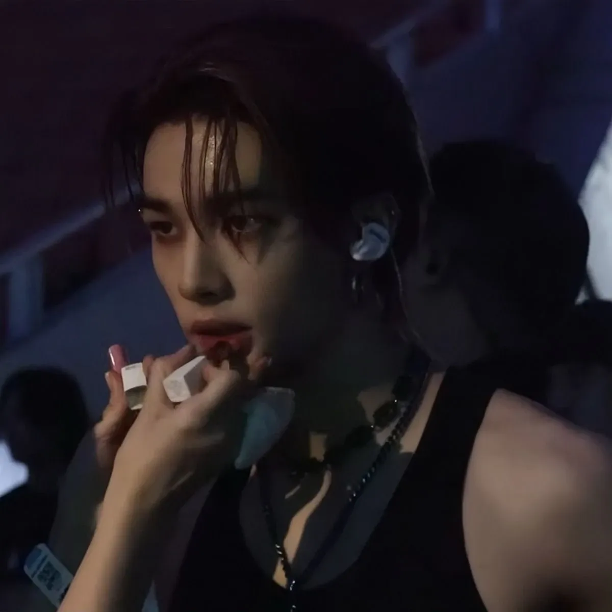 A moment captured by Hyunjin (Stray Kids)'s fan