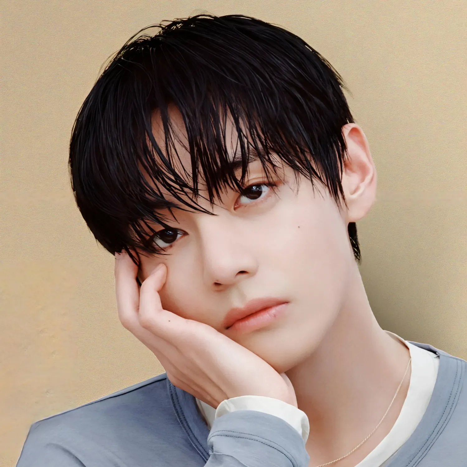 V (防彈少年團)粉絲拍下的瞬間