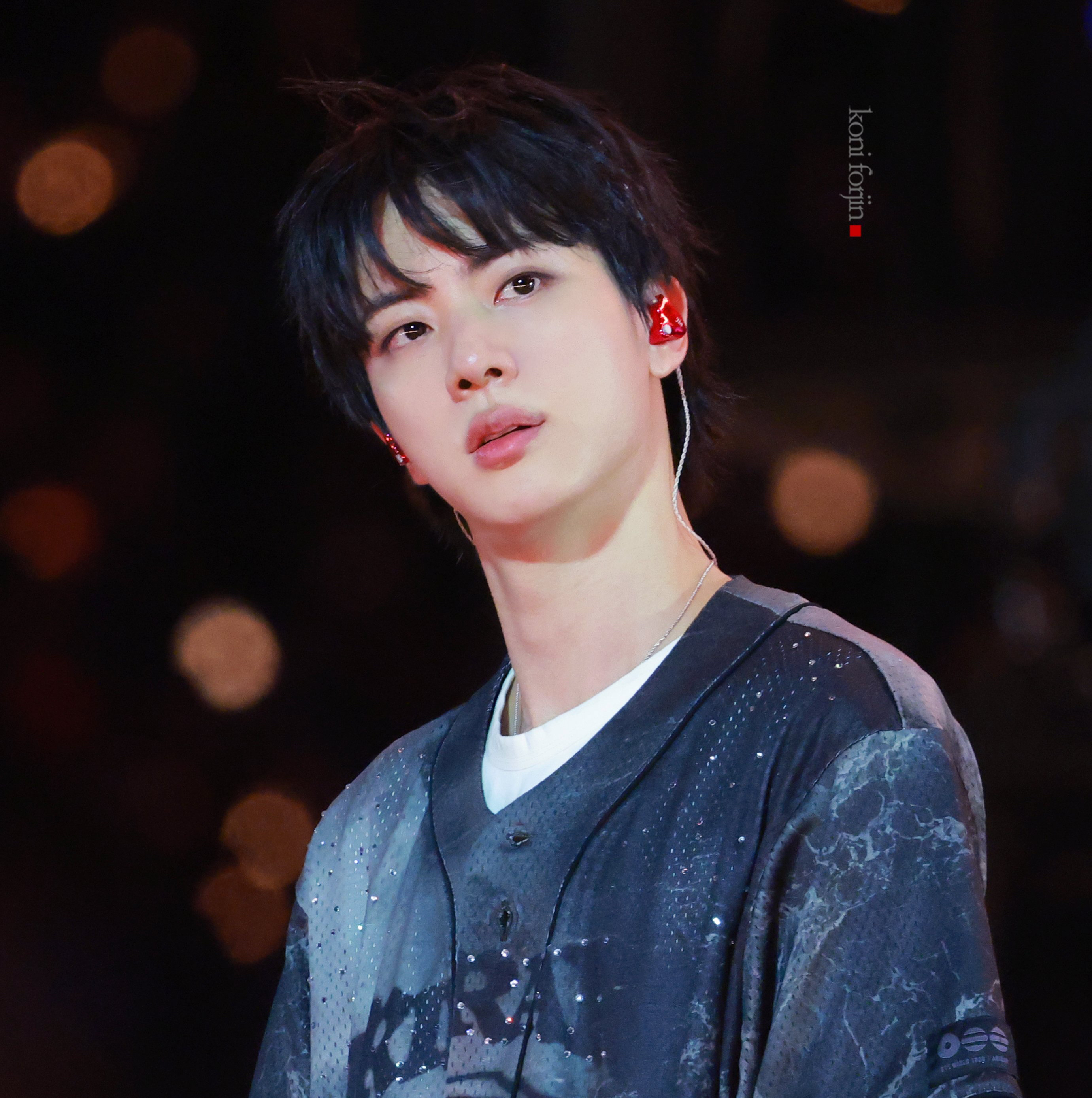 Recent activity shot of Jin (BTS)
