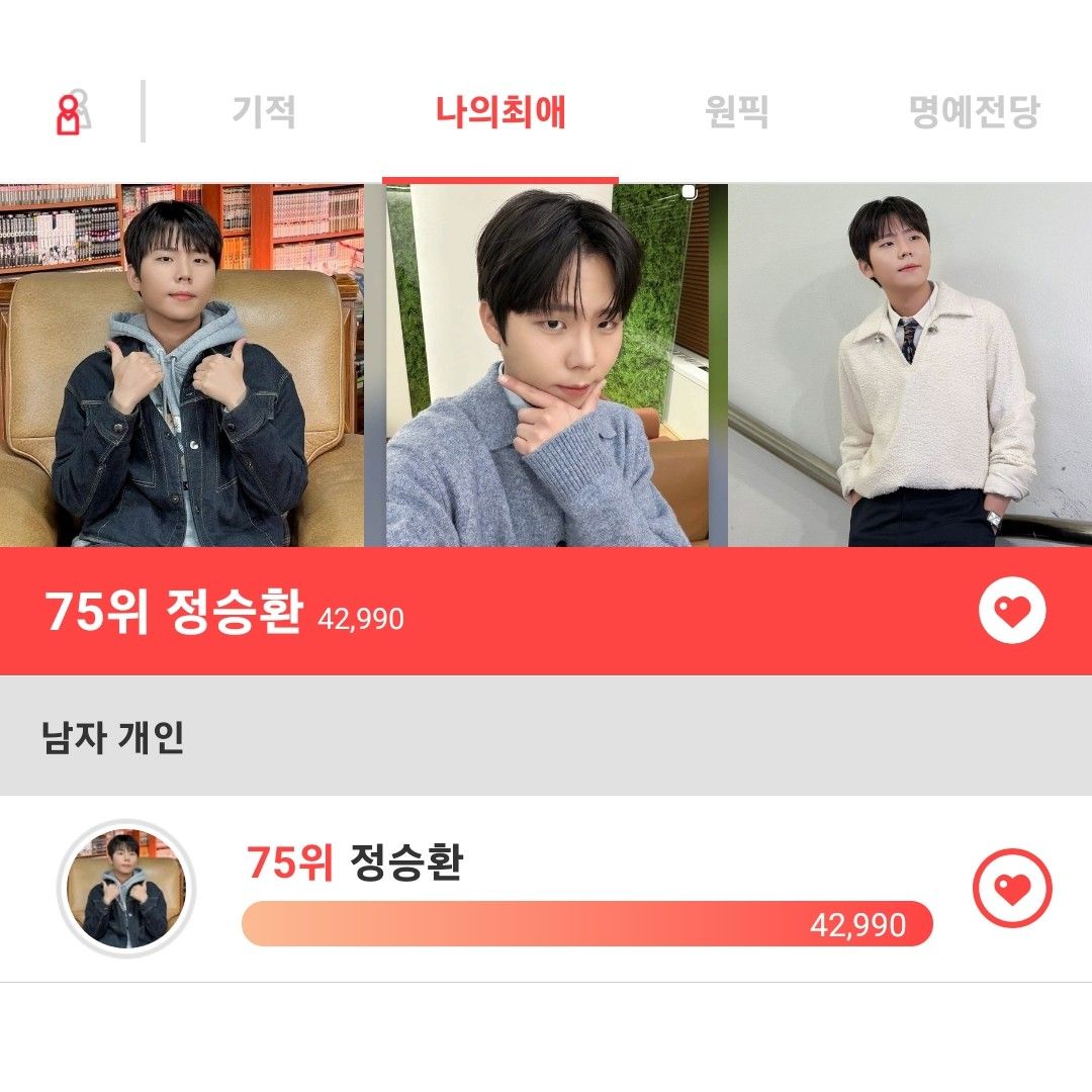 Latest photo of Jung Seunghwan