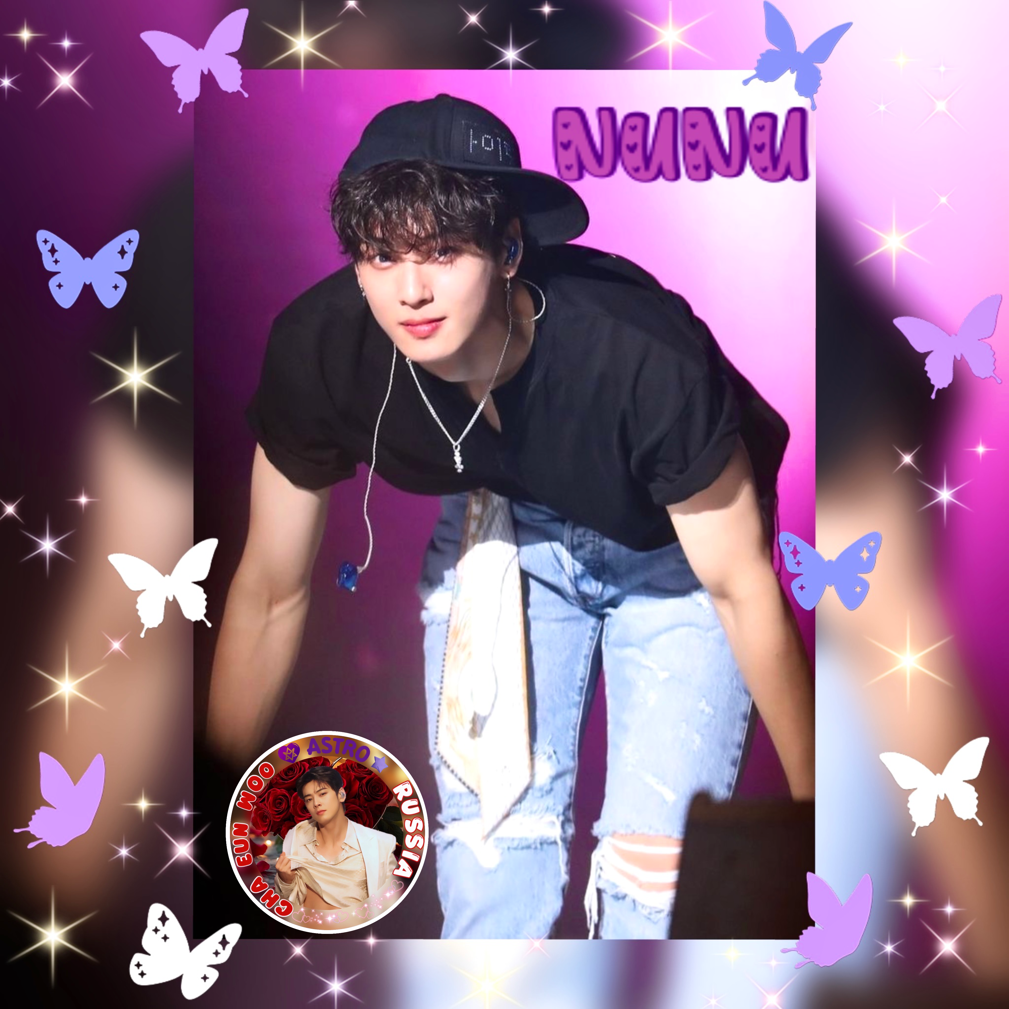 A moment captured by Eunwoo (ASTRO)'s fan