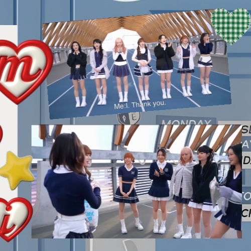 Behind-the-scenes cut of ME:I