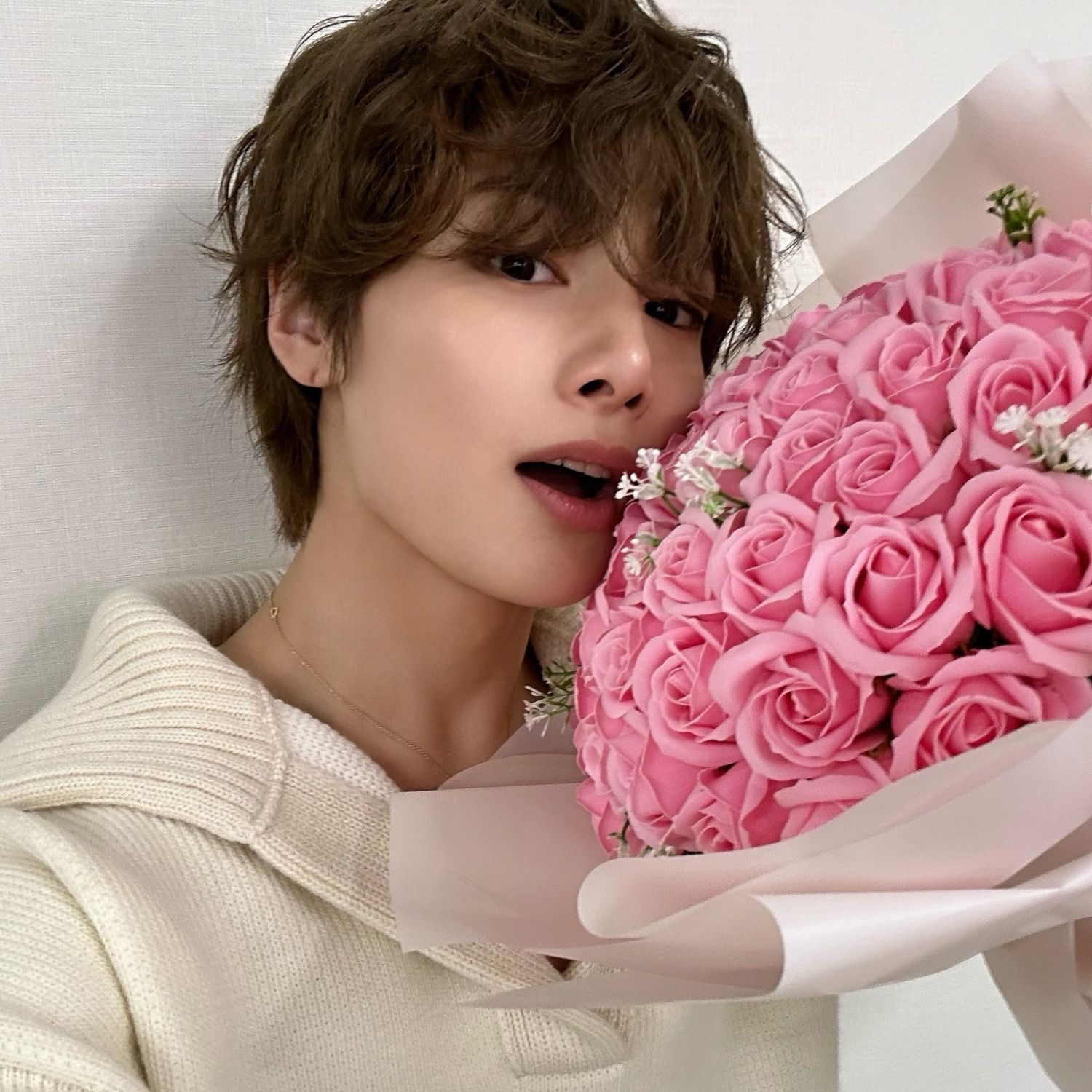 A moment captured by I.N (Stray Kids)'s fan