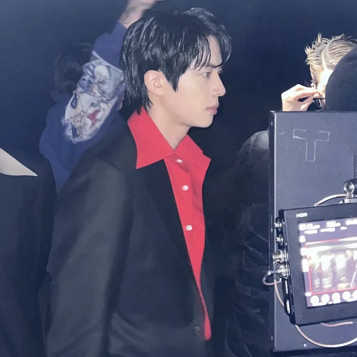 Momen yang diabadikan oleh penggemar Jin (BTS)