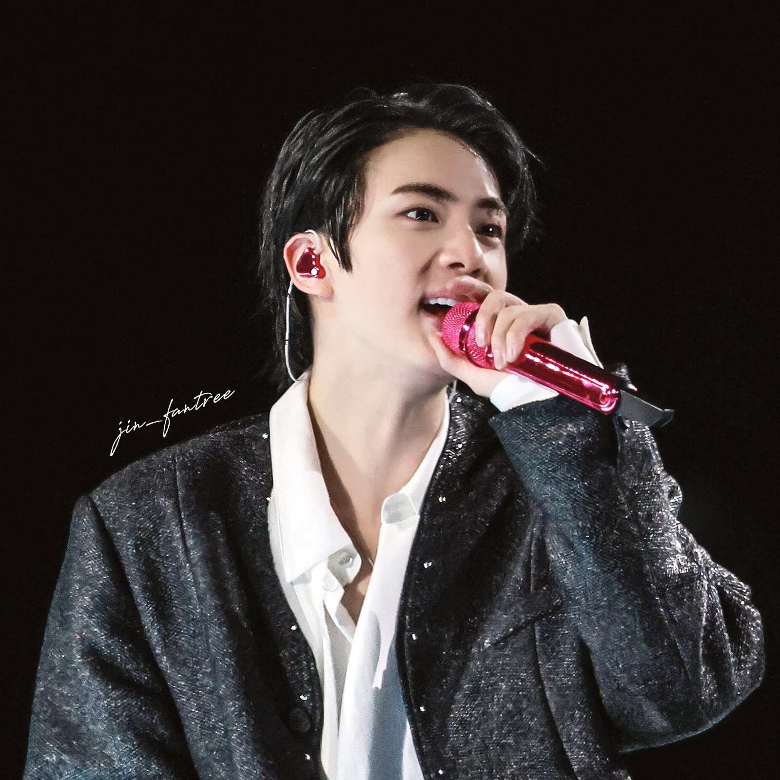 Recent activity shot of Jin (BTS)