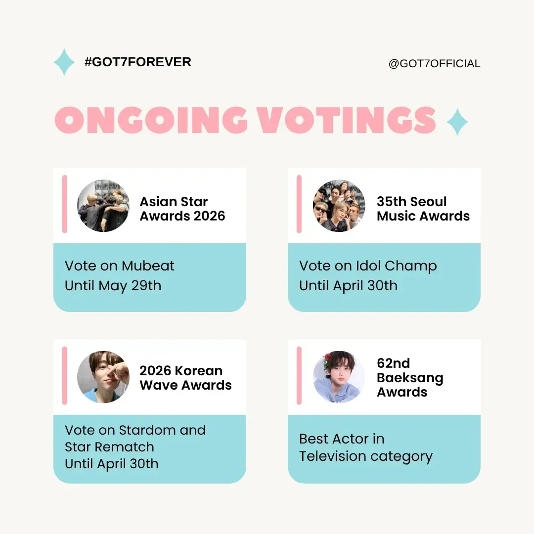 GOT7 최근 활동샷