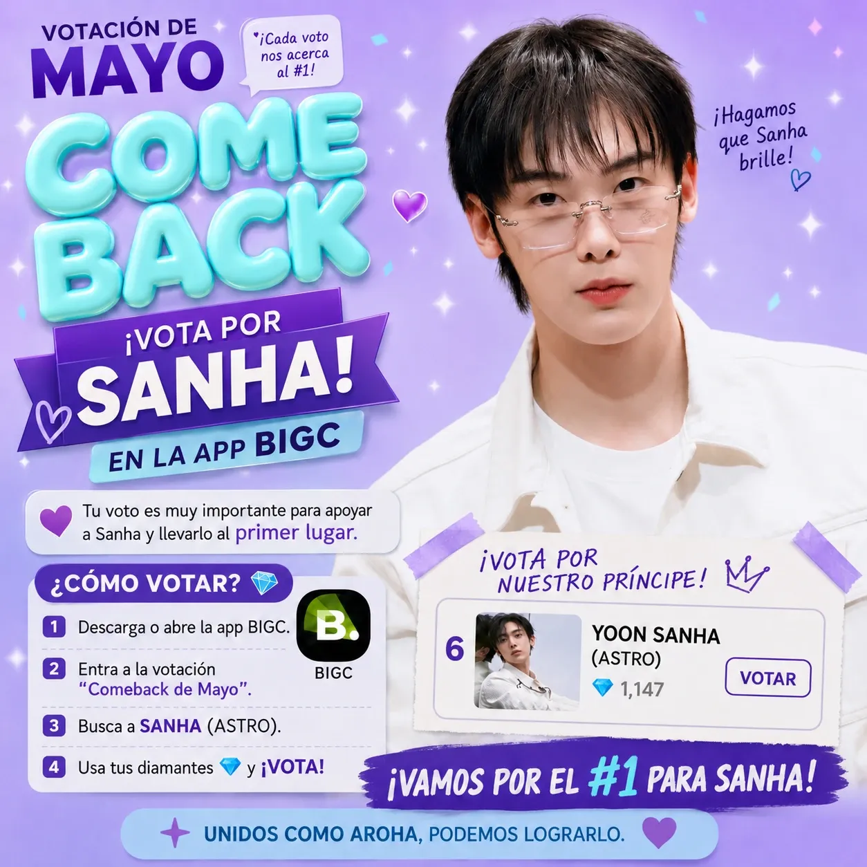 Recent activity shot of Sanha (ASTRO)