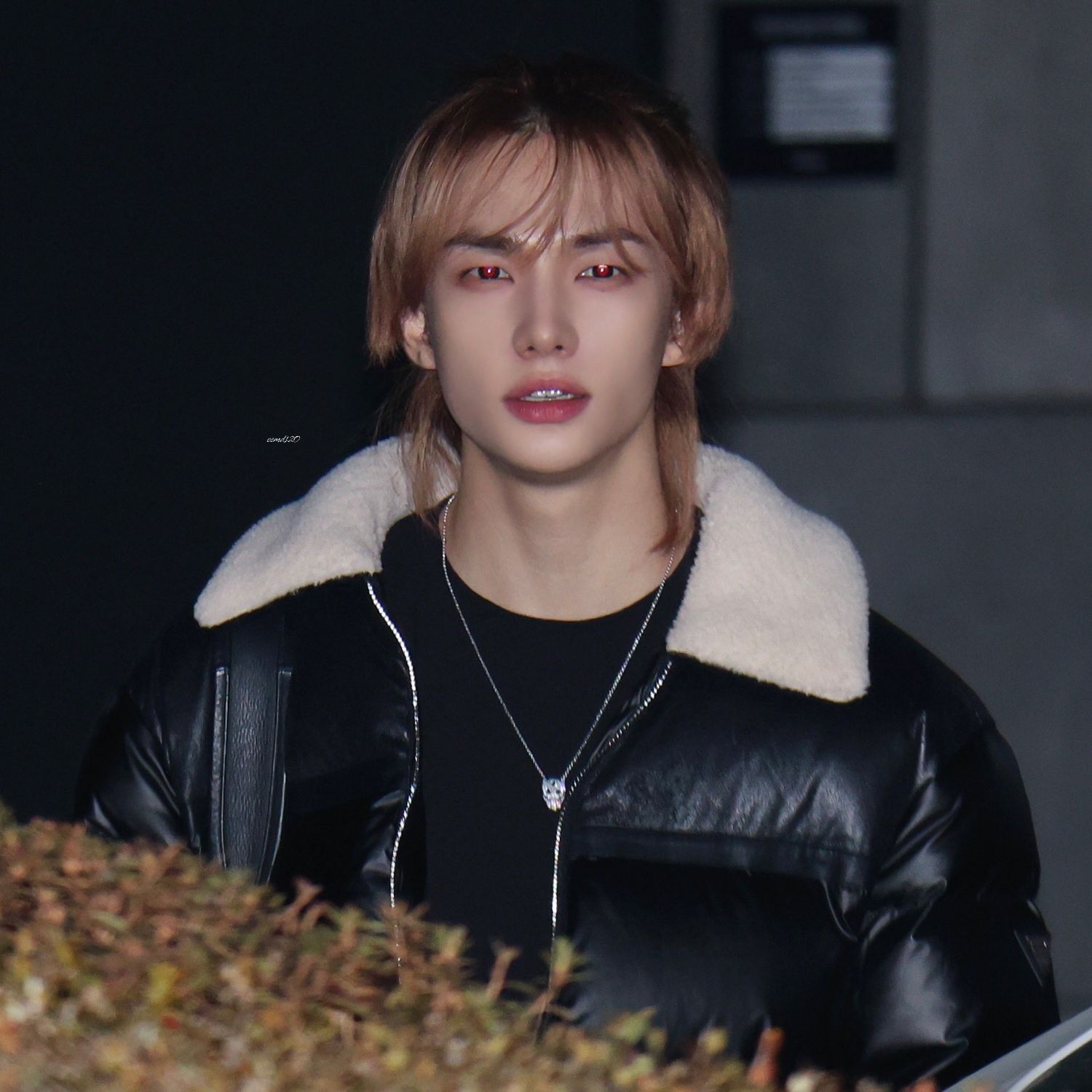 A moment captured by Hyunjin (Stray Kids)'s fan