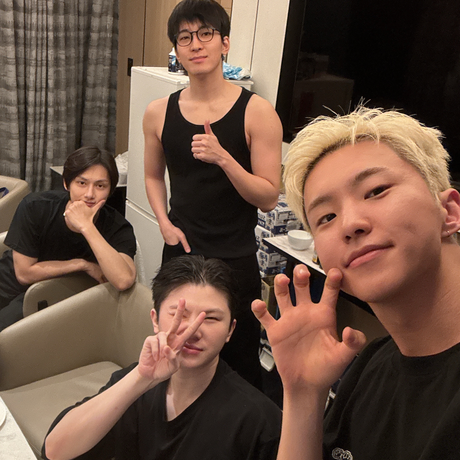 A moment captured by Jun (SEVENTEEN)'s fan