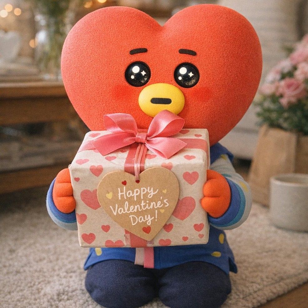 A moment captured by V (BTS)'s fan