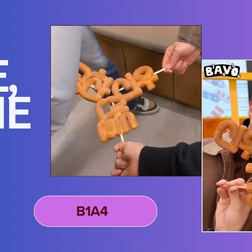 A moment captured by B1A4's fan