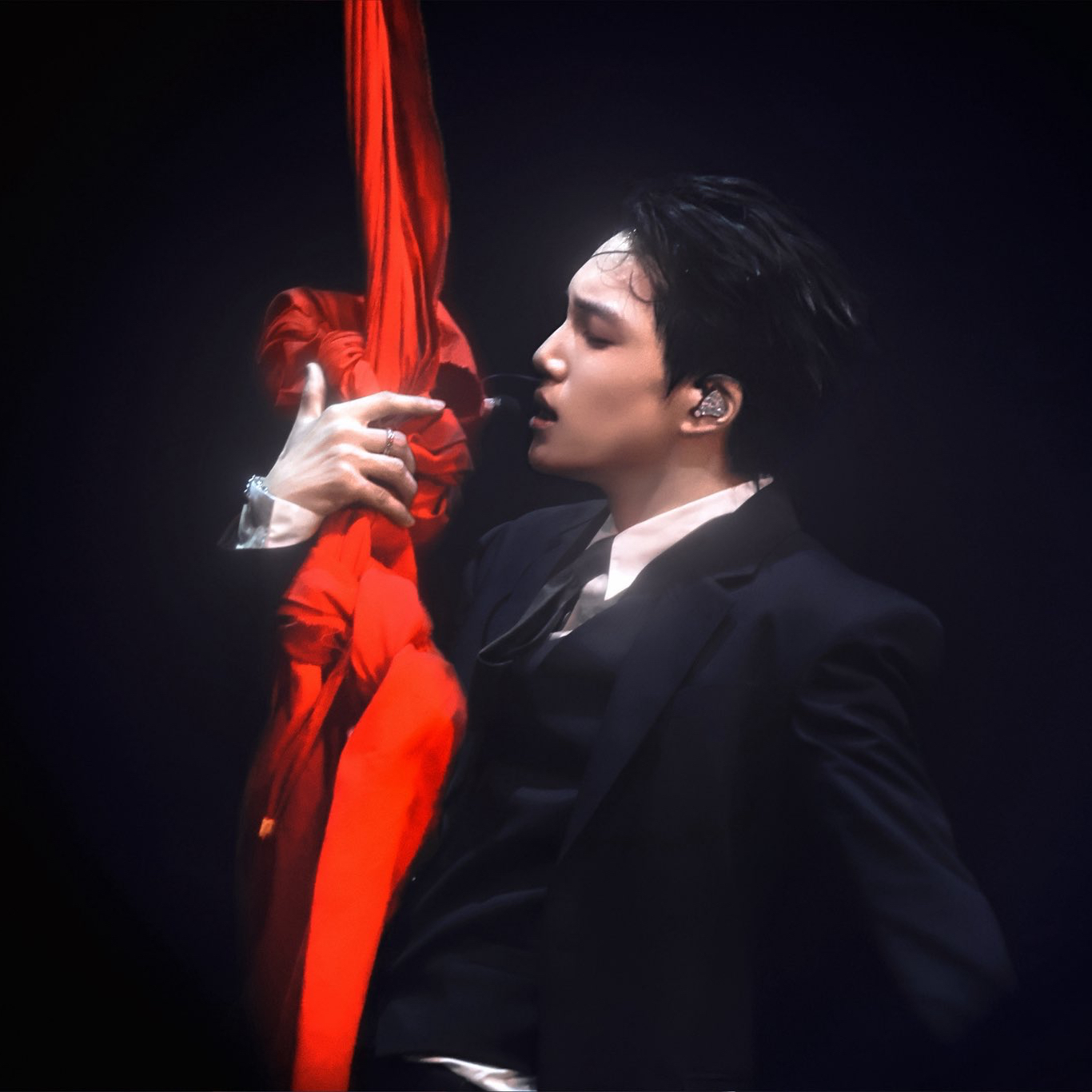 A moment captured by Kai (EXO)'s fan