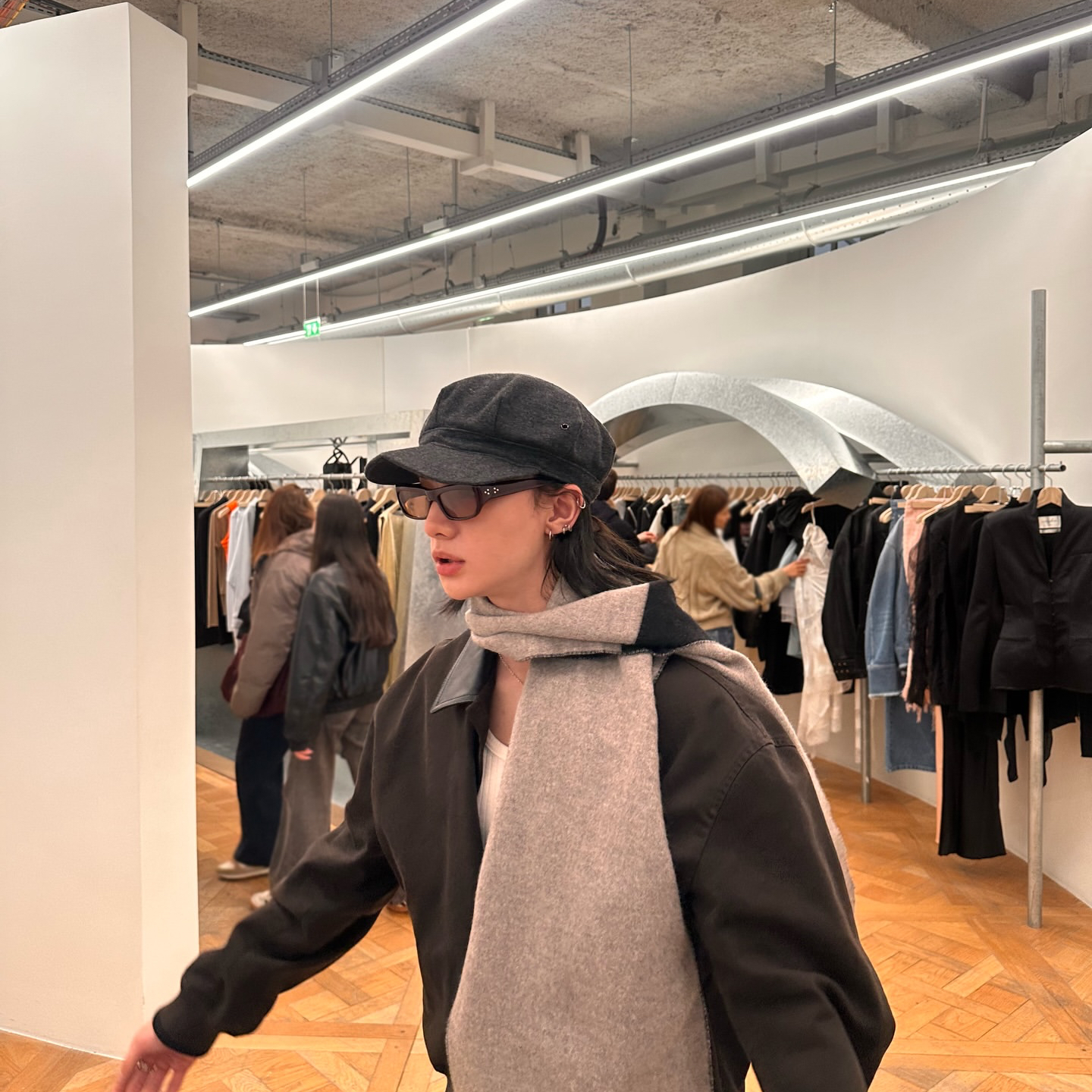 A moment captured by Hyunjin (Stray Kids)'s fan