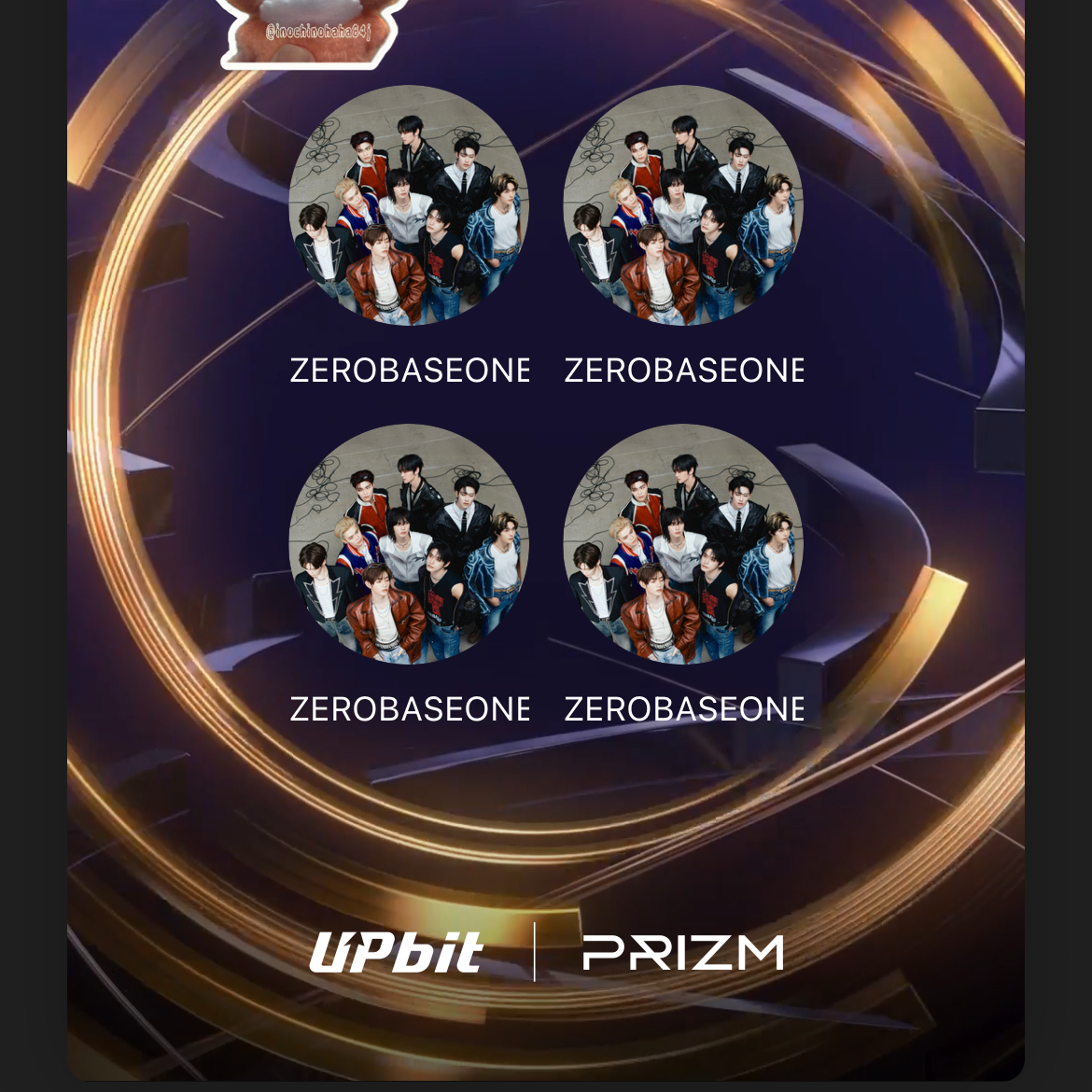 A moment captured by Seok Matthew (ZEROBASEONE)'s fan