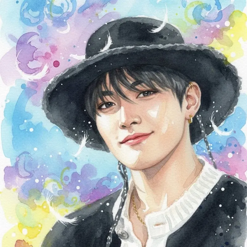 Recent activity shot of Seonghwa (ATEEZ)