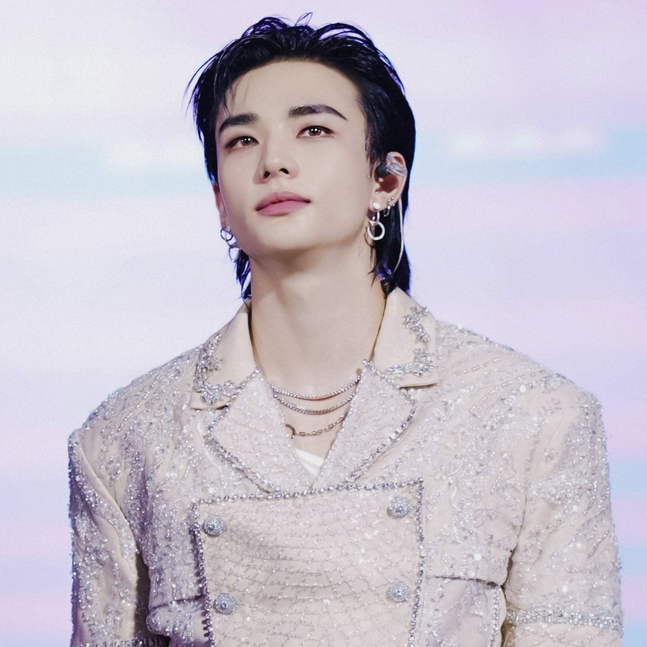 A moment captured by Hyunjin (Stray Kids)'s fan