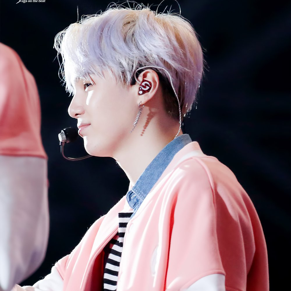 Recent activity shot of SUGA (BTS)