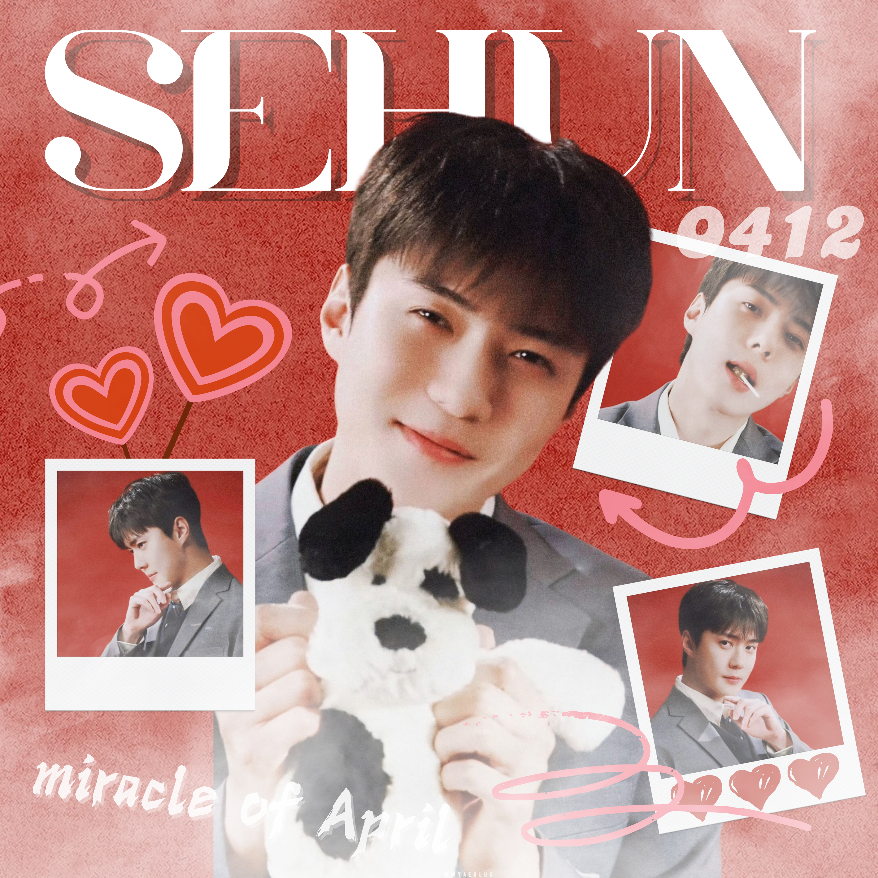 Behind-the-scenes cut of Sehun (EXO)