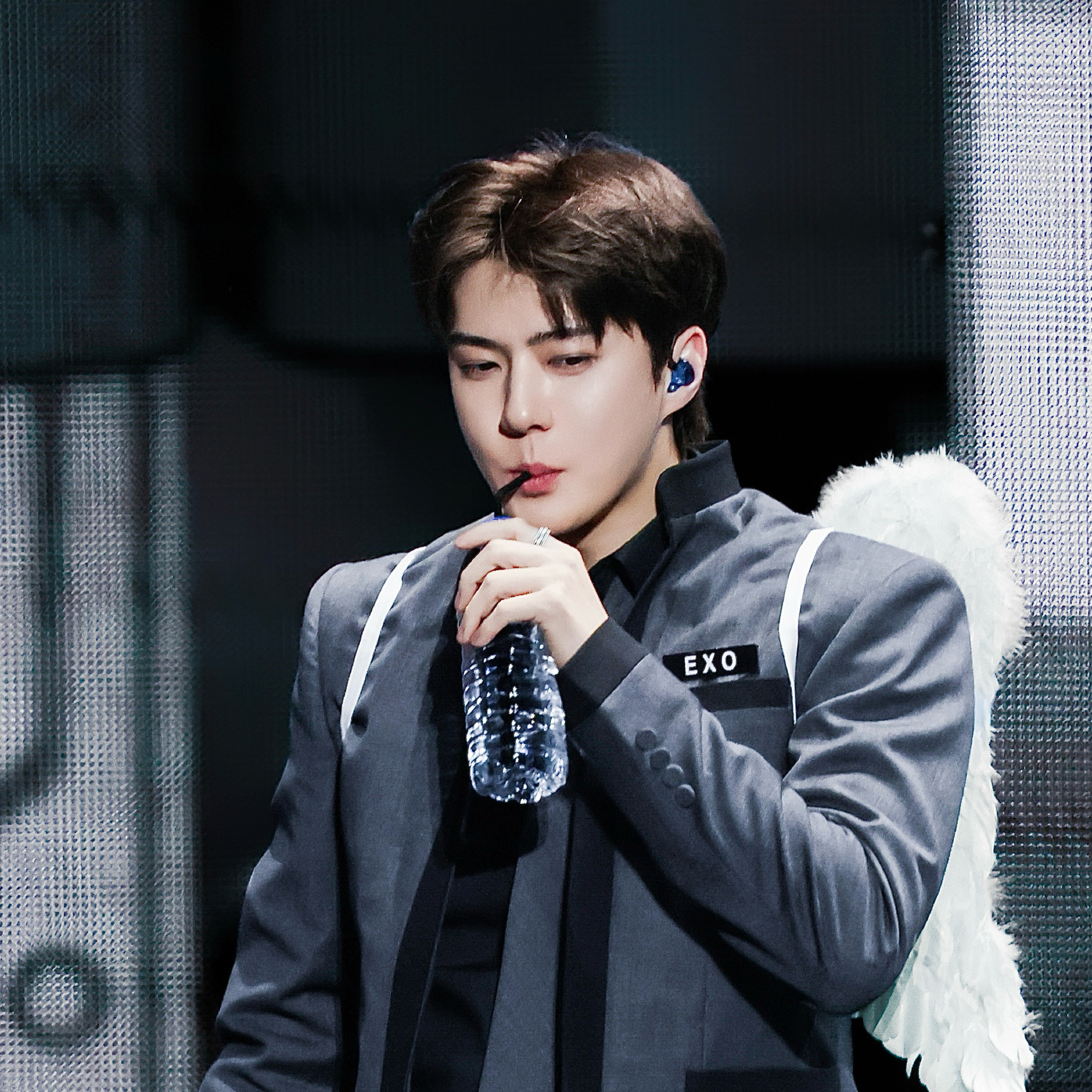 Recent activity shot of Sehun (EXO)